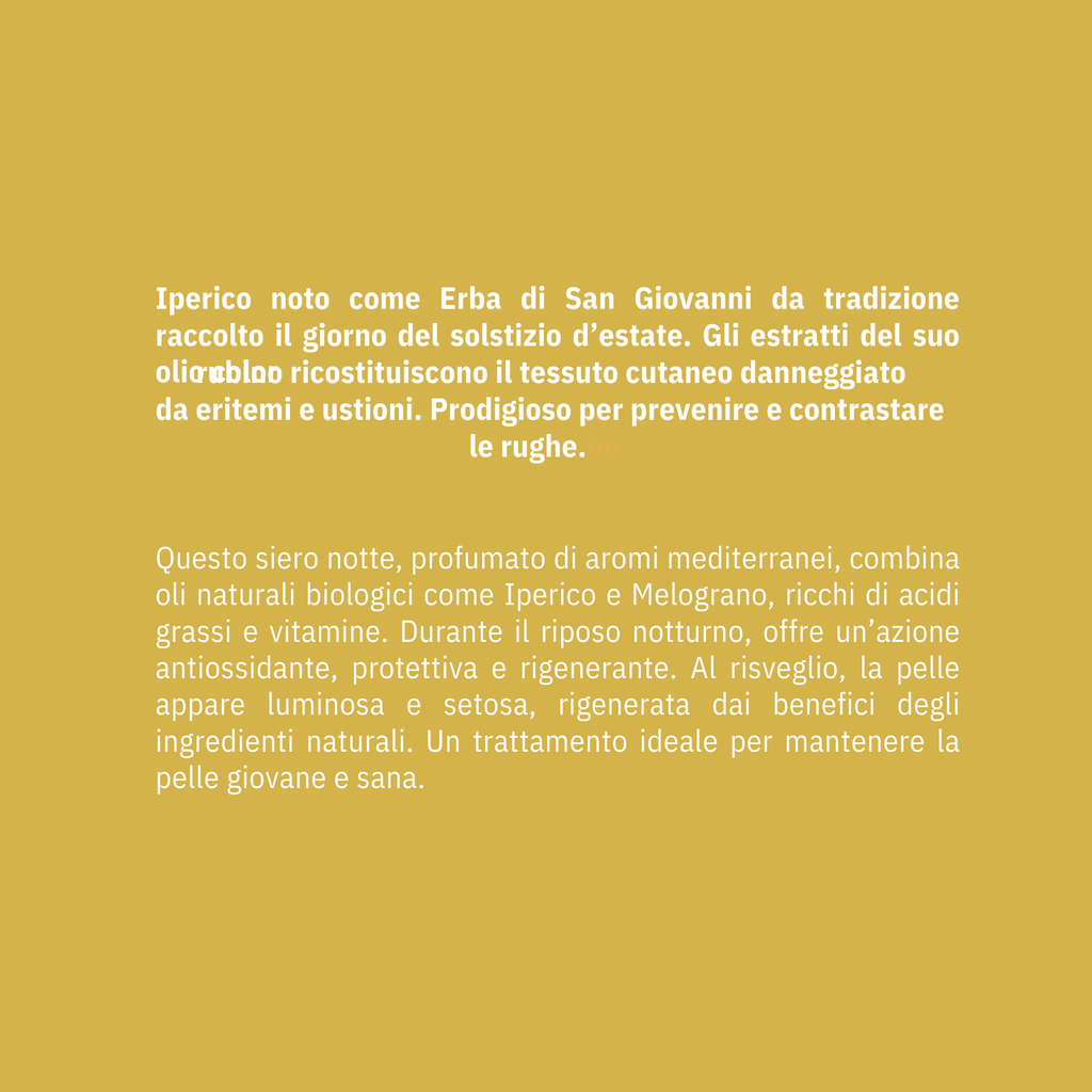 Siero Intensivo Notte - Iperico