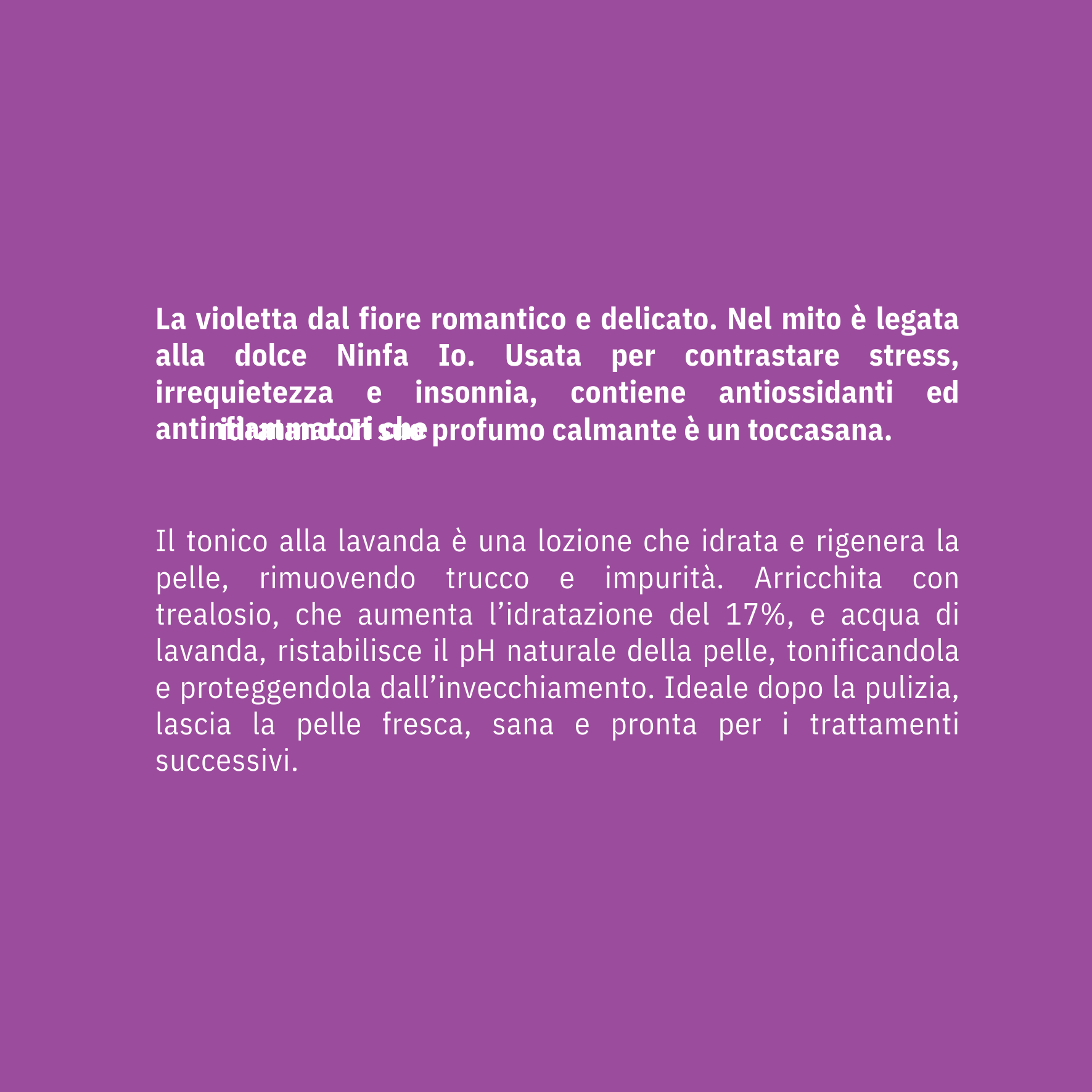 Talco Profumato - Violetta